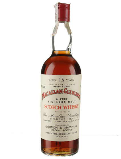 Macallan-Glenlivet Scotch Whisky 15 Yrs Old